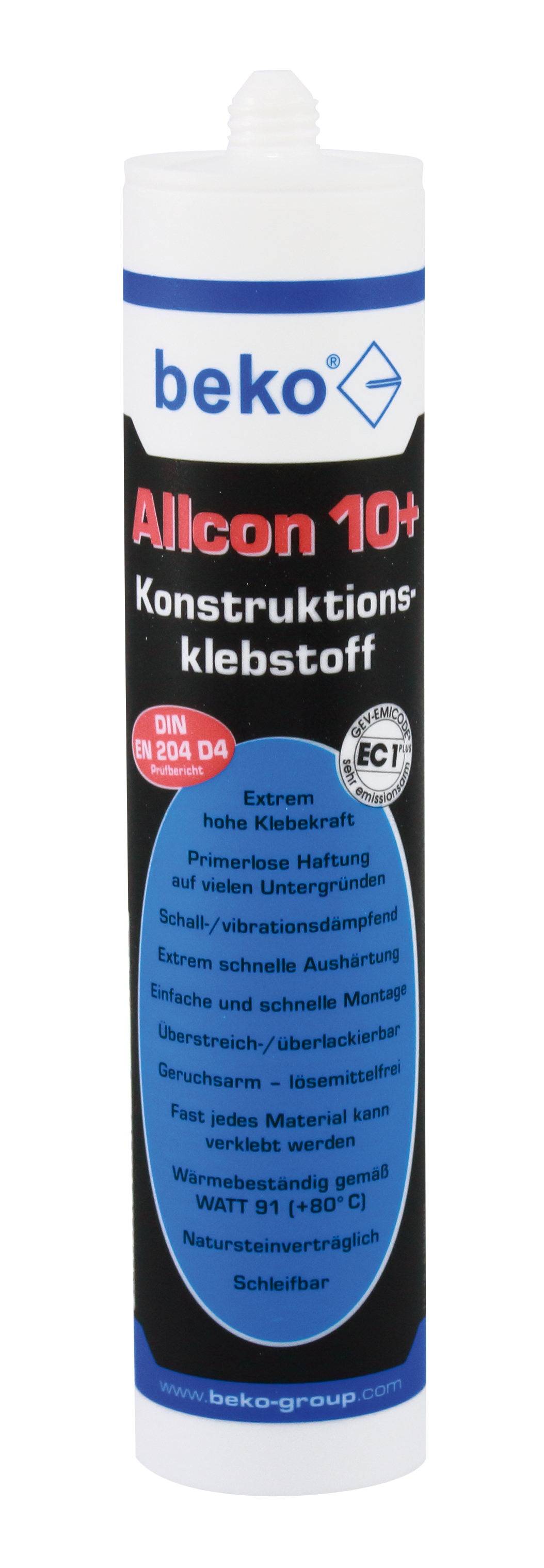 BKO beko-Allcon 10 1-K flex - 150 ml Konstr.Kleb.-/Dichtst.