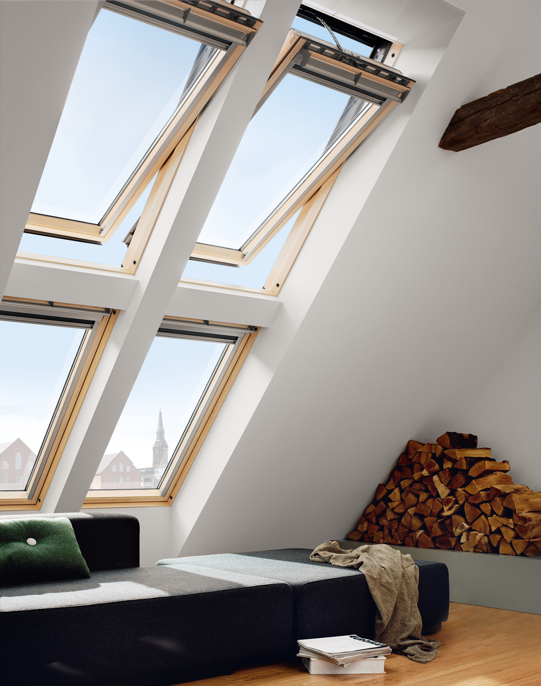 Velux Integra Elektrofenster GGL - MK10 306621 klar Alu En.plus