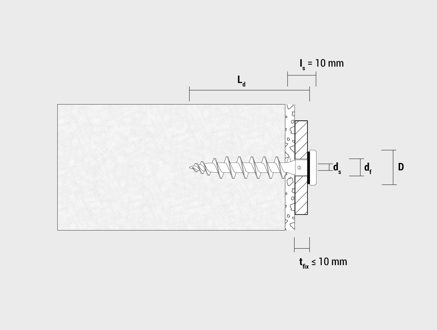 Isolierplattenschraube - IPS-H 55 anthrazit 50 St./Pkt.