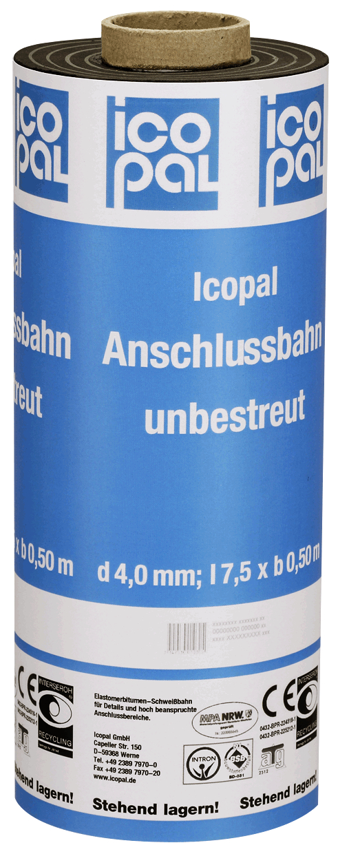 Icopal Anschlussbahn - 50 cm x 7,5 m unbestreut
