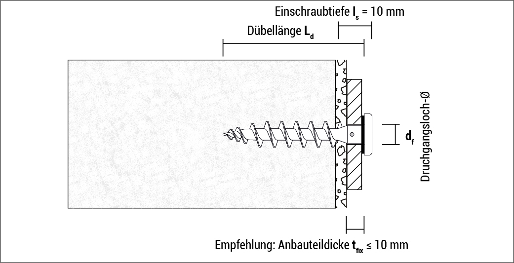 Isolierplattenschraube - IPS-H 55 anthrazit 50 St./Pkt.