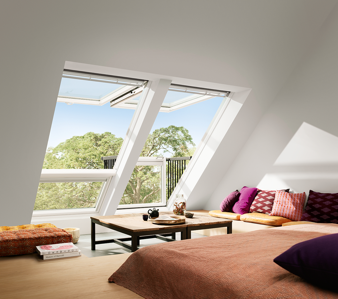 Velux Cabrio GDL PK19 3066 - klar Alu En.plus.94 x 252 cm